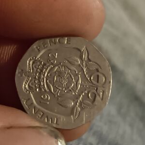 1982 20 Pence Error